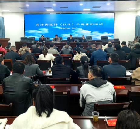 曲潭街道开展村（社区）干部履职能力专题培训