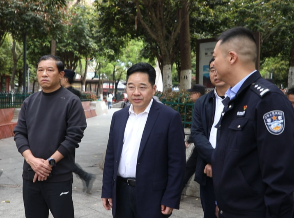 罗卫华督导检查安全生产和社会稳定工作