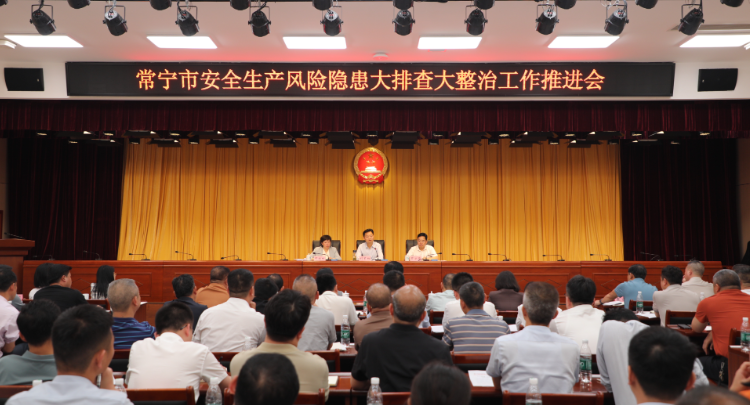 常宁市安全生产风险隐患大排查大整治工作推进会召开