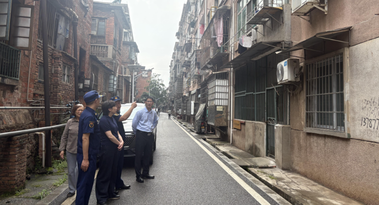 邓艳红到水口山镇调研信访、安全生产和城市管理一体化工作