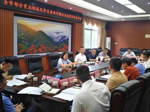【视频】全市部分重点领域及有关具体问题安全监管职责会商会召开