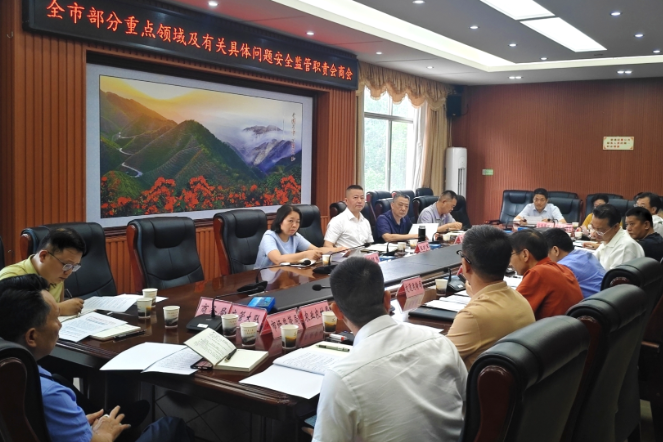 【视频】全市部分重点领域及有关具体问题安全监管职责会商会召开
