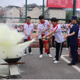常宁消防进校园 以练筑防护学子平安