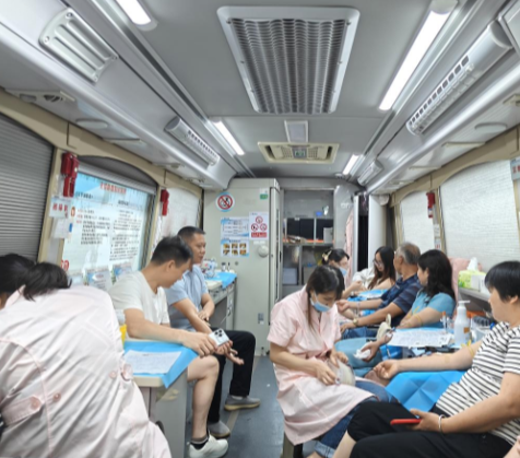 白沙镇开展无偿献血活动