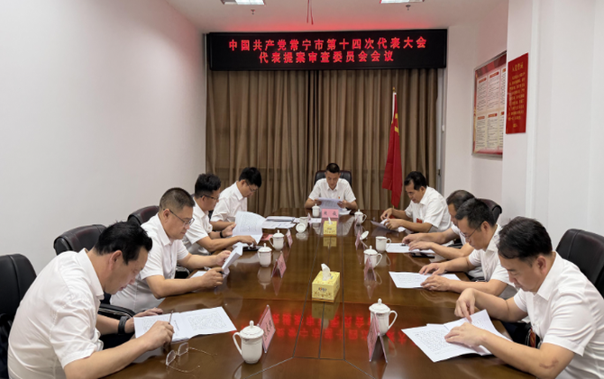 市第十四次党代会代表提案审查委员会会议召开