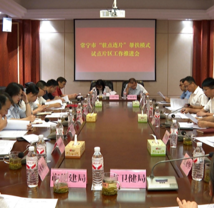 常宁召开“驻点连片”帮扶模式试点片区工作推进会