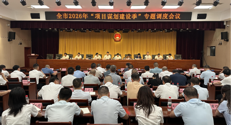 全市“六张网”项目谋划培训暨“项目谋划建设季”专题调度会召开