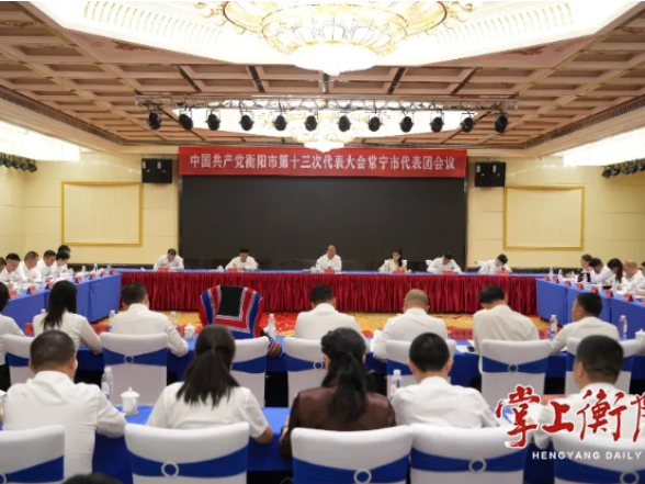 朱健参加常宁市、蒸湘区和高新开发区代表团讨论
