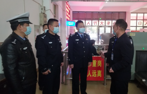 衡阳市交警支队来常督导春运道路交通安全工作