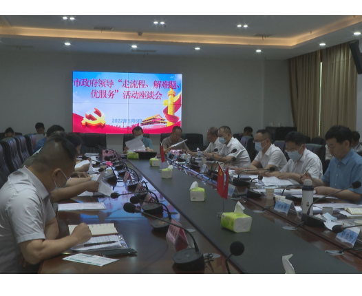 【视频】罗卫华：推动“走流程、解难题、优服务”活动走深走实  全面优化营商环境