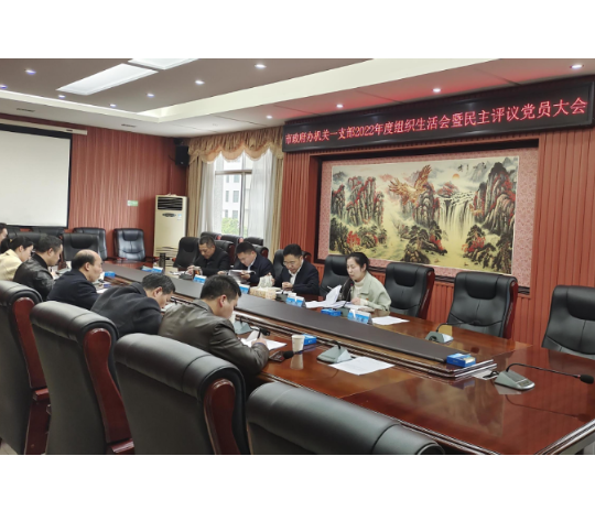 【视频】罗卫华参加市政府办机关一支部2022年组织生活会暨民主评议党员会议