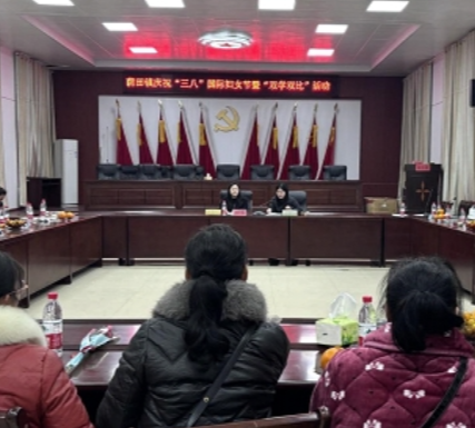 荫田镇开展“三八”妇女节座谈会  以“双学双比”激发巾帼新活力