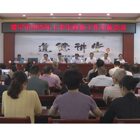 【视频】市政协召开2025年上半年政协工作交流会议 段鸣参加