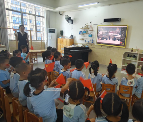 【视频】常宁市第二幼儿园培元园：萌娃“沉浸式” 感受强国力量 