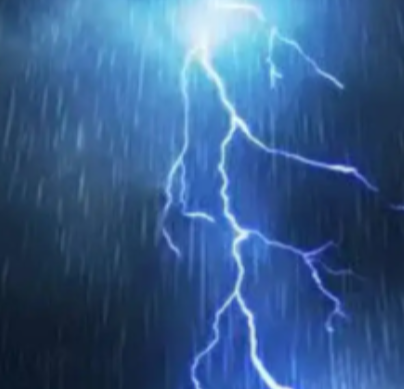 雷雨大风蓝色预警信号