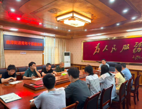曲潭街道召开青年干部座谈会