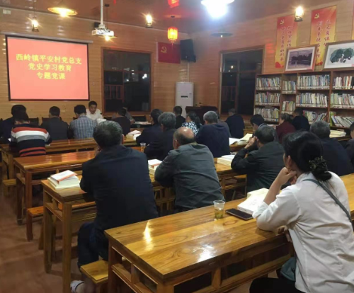 西岭镇平安村：农民夜校学习党史 汲取力量兴乡村