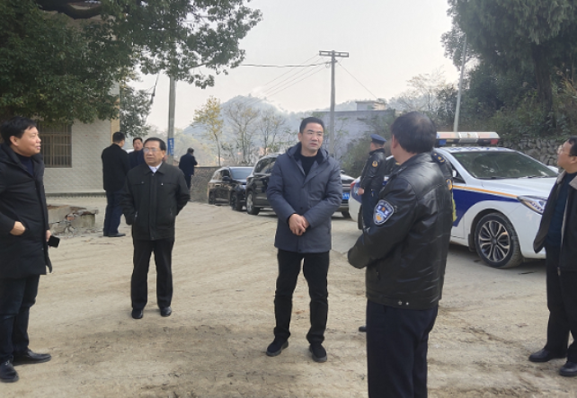 市领导到西岭镇督导道路交通安全整治和环保工作