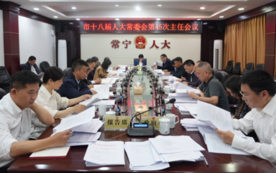 【视频】市十八届人大常委会第45次主任会议召开 王一花主持