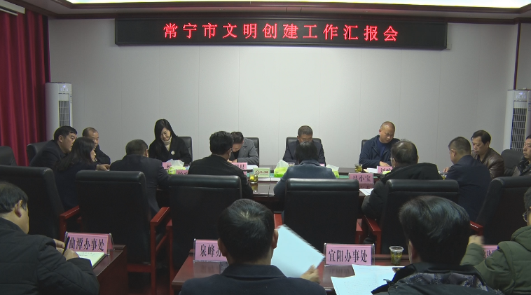 常宁全力争创省级文明城市