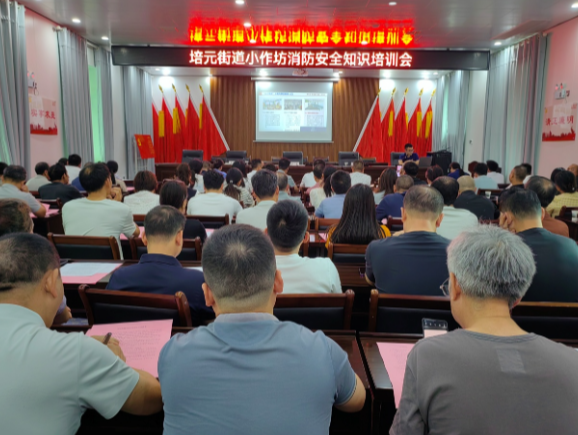 常宁市培元街道: 举办小作坊消防安全知识培训
