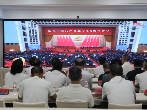 【视频】常宁组织收看收听庆祝中国共产党成立105周年大会实况