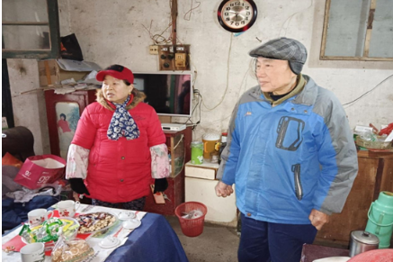水口山铅锌矿社区服务中心: 开展应对雨雪冰冻气候“敲门行动”, 守护居家安全