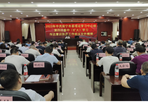 【视频】市委理论学习中心组第四次集中（扩大）学习 吴乐胜主持