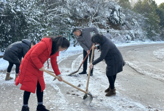 市环境卫生所：铲冰除雪 保障冬季生活垃圾清运安全有序