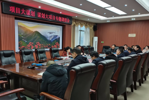 【视频】邓艳红主持召开"项目大谋划 谋划大项目"专题调度会
