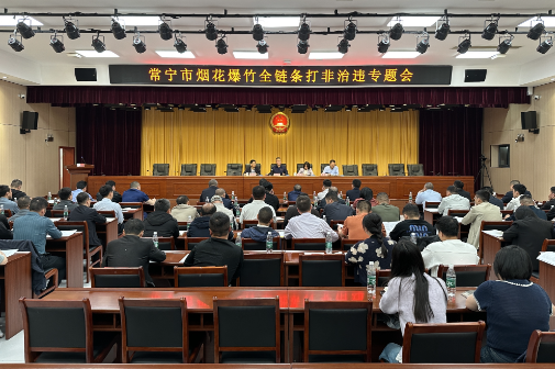 常宁部署烟花爆竹全链条“打非治违”专项整治工作 严守安全底线