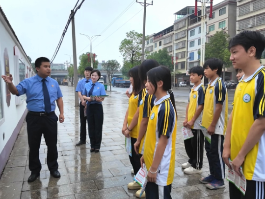 【视频】水口山镇联合市人民检察院开展防范非法集资集中宣传活动