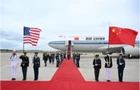 习近平主席抵达华盛顿 80秒看美方高规格迎接