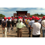 【视频】湘南纺织产业基地舂陵水——环保设施园给排水管网工程正式开工建设