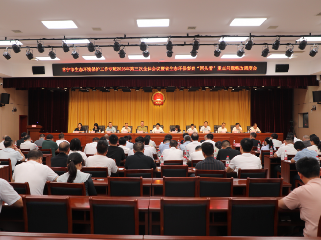 常宁市生态环境保护工作专班2026年第三次全体会议暨省生态环保督察“回头看”重点问题整改调度会召开
