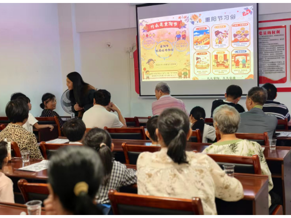我们的节日·重阳｜玉溪镇骑玥社区：四点半课堂话重阳 敬老温情暖银龄 