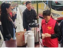 国庆志愿暖莽山 温情服务护旅途