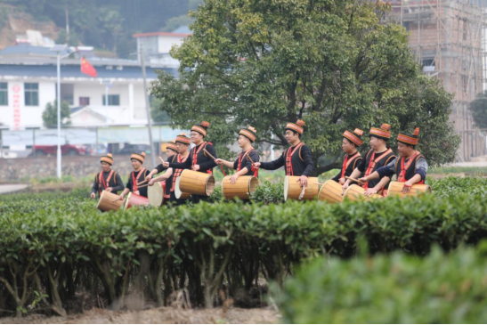 宜章莽山：瑶胞茶园赛鼓迎新年(1)575.png