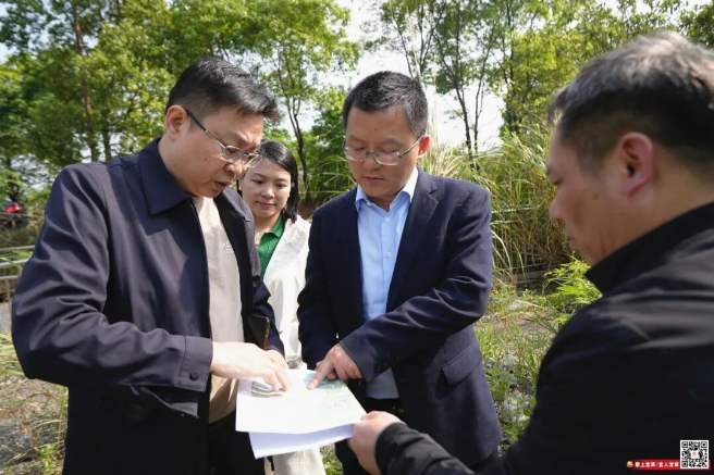 彭景调研园区扩区工作