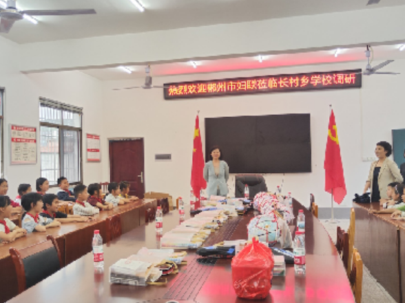 点亮微心愿 情暖童心园 | 郴州市妇联“郴心护童”慰问活动走进长村乡中心小学
