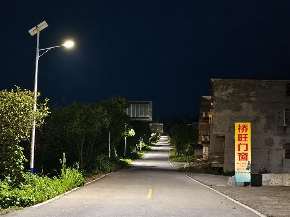 笆篱镇东风村:点亮乡村“夜”生活 守护群众“平安路”