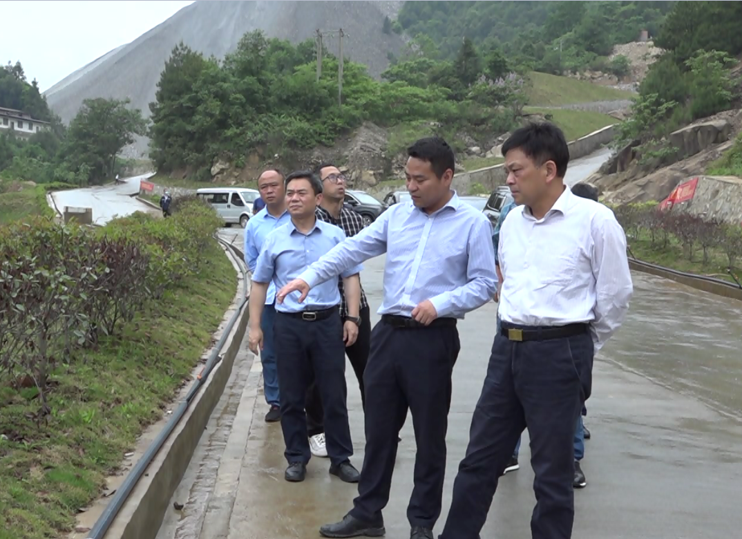 春雷行动彭英九督导湖南瑶岗仙矿业有限责任公司生态修复工作
