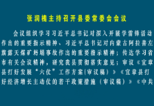 张润槐主持召开县委常委会会议