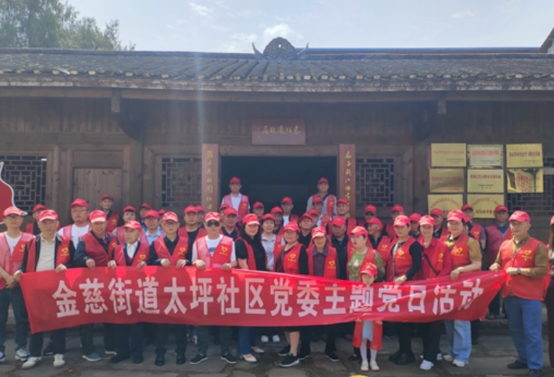 慈利县金慈街道太坪社区党委开展主题党日活动