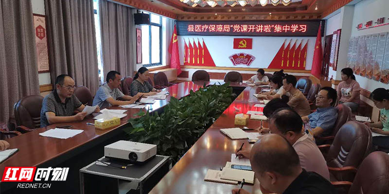 慈利县医疗保障局开展党课开讲啦活动1.jpg