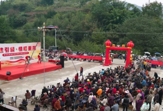 慈利县零阳街道营盘村：党建引领情暖重阳 敬老爱老情意浓