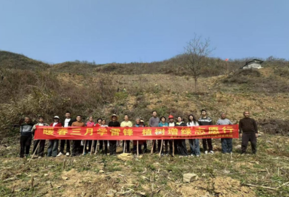 金岩土家族乡三元村：植树添新绿  生态助振兴