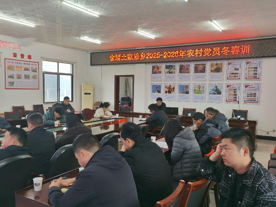 金岩土家族乡开展2025-2026年度党员冬春训：专题授课强本领  学用结合促振兴