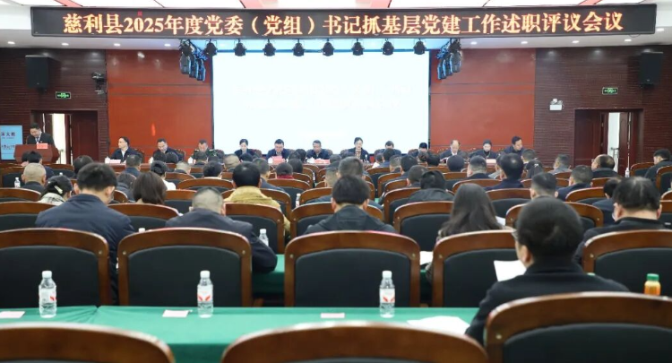 慈利县召开2025年度党委（党组）书记抓基层党建工作述职评议会议