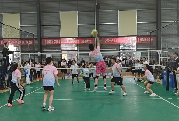 张家界市疾控系统首届“预防接种杯”气排球比赛慈利赛区正式开赛